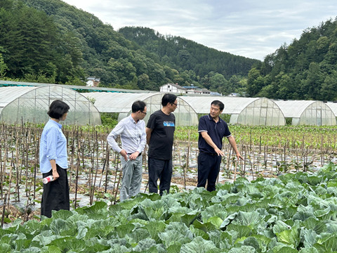 省农科院党委副书记钟毅调研我市高山蔬菜产业